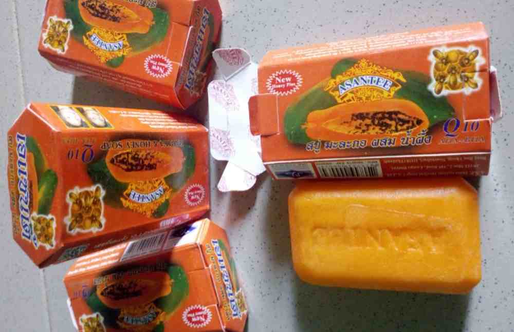 Asantee Papaya And Honey Lightening Herbal Soap