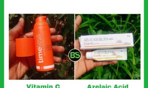 Vitamin C and azelaic acid together